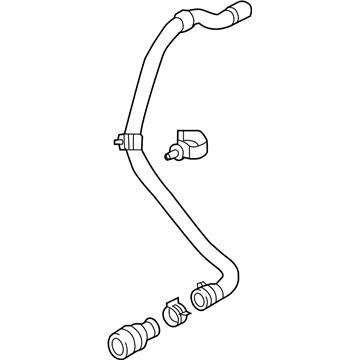 2017 Audi TTS Quattro Radiator Hose - 8S0-122-051-A