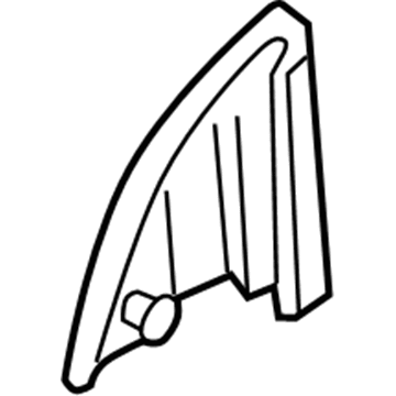 Audi 893-857-505-9XB Corner Molding