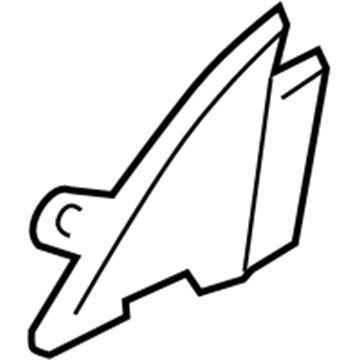 Audi 893-853-619-01C Corner Molding