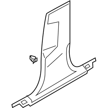2021 Audi RS7 Sportback Pillar Panels - 4K8-867-239-4PK