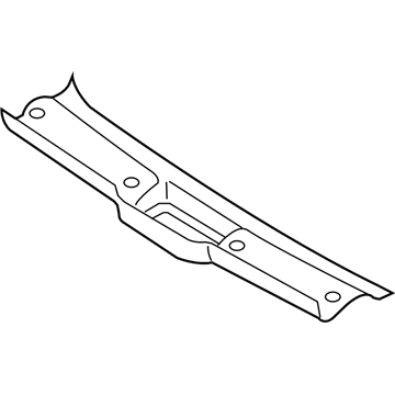 Audi 8J7-867-512-A-24A Header Trim