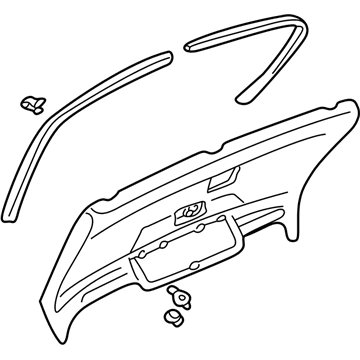 Audi 4B9-867-979-G-LCQ Lower Trim Panel