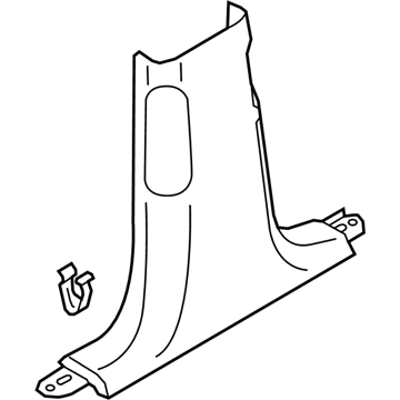 2014 Audi A8 Quattro Pillar Panels - 4H0-867-285-BF1