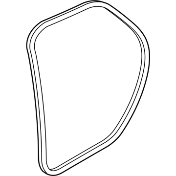2011 Audi A8 Quattro Weather Strip - 4H0-839-911-A
