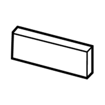 Audi 4H0-837-833 Sound Absorber