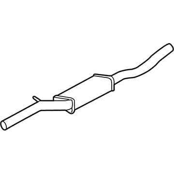 2004 Audi TT Quattro Muffler - 8N0-253-209-N