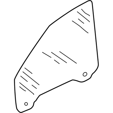 Audi 4B0-845-202-F Door Glass