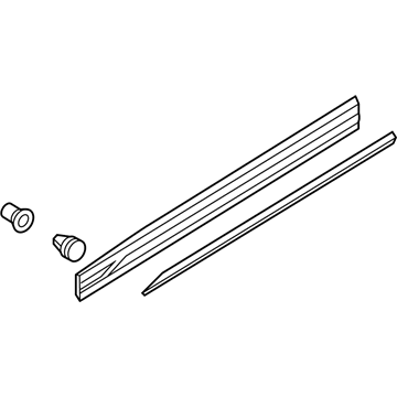 2024 Audi Q3 Door Moldings - 83A-853-959-A-GRU