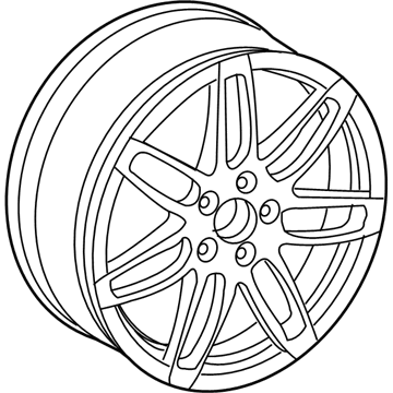 2010 Audi A5 Quattro Alloy Wheels - 8T0-601-025-CM