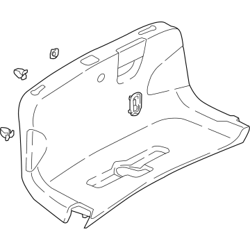 Audi 8W6-867-975-E-CA9 Trunk Lid Trim