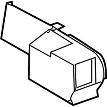 Audi 4D0-863-881-B-V40 Compartment Trim