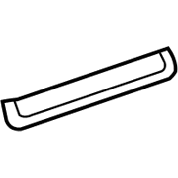 Audi 4D0-863-439-D82 Package Tray Trim Front Cover