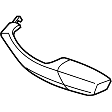 2016 Audi A8 Quattro Door Armrest - 4H1-867-166-E-25D