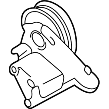 1997 Audi A4 Quattro Cooling Fan Bracket - 078-121-235-E