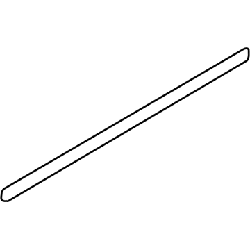 2002 Audi A4 Quattro Door Moldings - 8E0-853-963-GRU