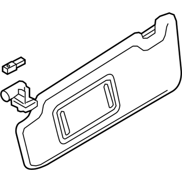 Audi 8V7-857-551-T-24A Visor
