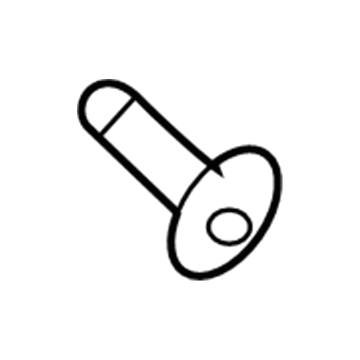 Audi N-910-197-01 Retaining Strip Rivet