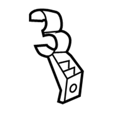 Audi 4G0-260-759-B Evaporator Tube Bracket