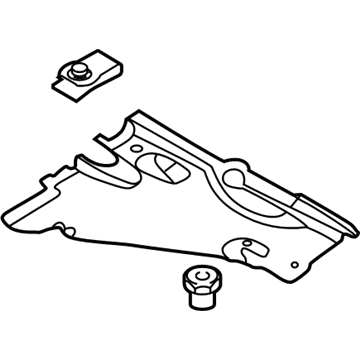 Audi 4K0-825-215-H Rear Shield