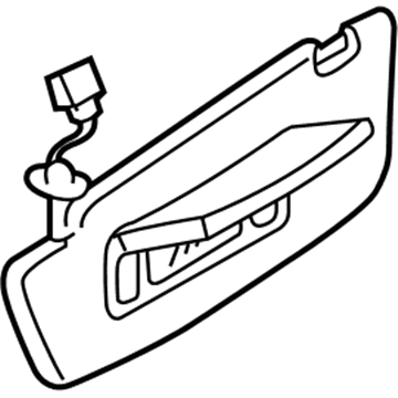 Audi 8D0-857-551-G-7SM Sunvisor