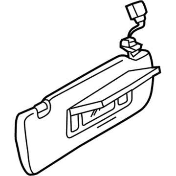 Audi 8D0-857-552-G-7SM Sunvisor