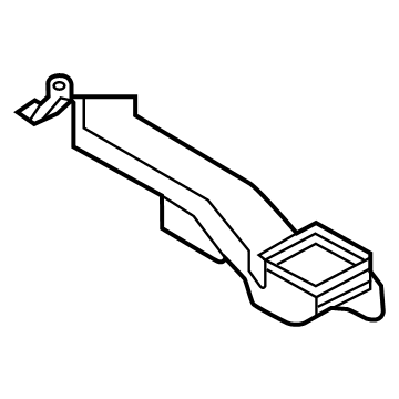 Audi 9J1-819-902 Heater Duct