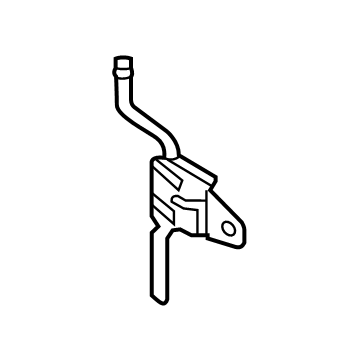 Audi 9J1-820-637-AA Drain Hose