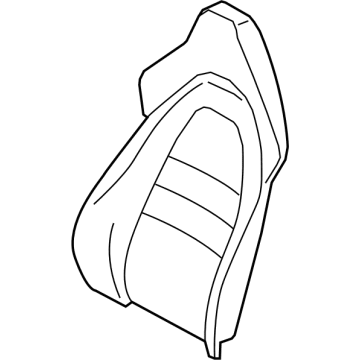 Audi 4J3-881-805-B-IQK Seat Back Cover
