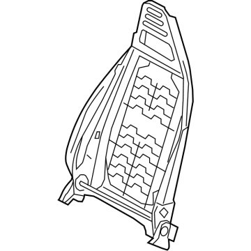 Audi 9J1-898-033 Seat Back Frame