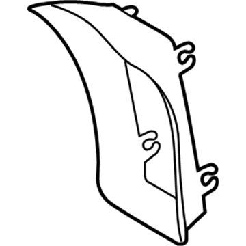 Audi 420-117-339 Rear Duct