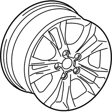 2010 Audi A4 Alloy Wheels - 8K0-601-025-CP