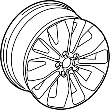 2010 Audi A4 Alloy Wheels - 8K0-601-025-P