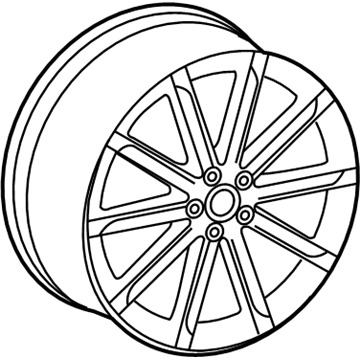 2010 Audi A4 Alloy Wheels - 8K0-601-025-CB