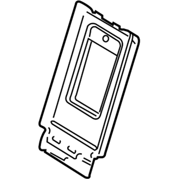 Audi 8K9-885-961-B-IBN Armrest Assembly Bracket