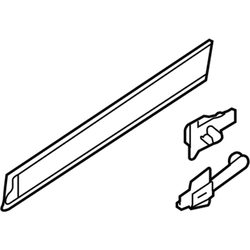 Audi 4L0-853-969-F-GRU Lower Molding