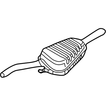 1998 Audi A4 Quattro Muffler - 8D0-253-409-CF