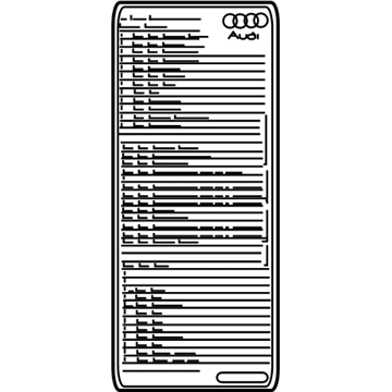 Audi 8K1-010-503-B