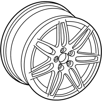 2010 Audi Q7 Alloy Wheels - 4L0-601-025-CE