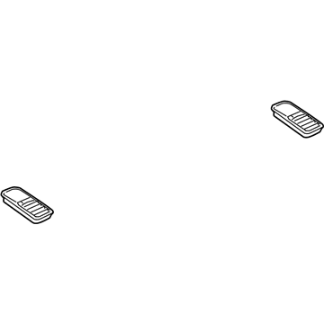 Audi 8H0-819-793-A-5PR Defroster Grille