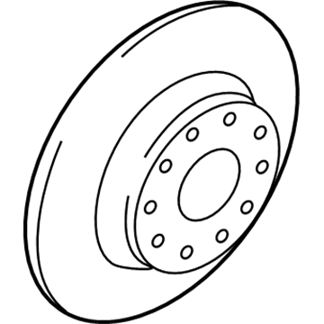 2022 Audi A3 Quattro Brake Disc - 5Q0-615-601-D