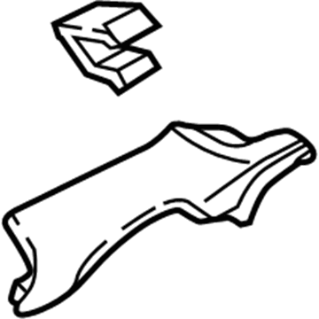 Audi 8V4-868-605-4PK Corner Trim
