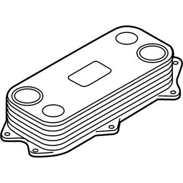 2010 Audi R8 Engine Oil Cooler - 07L-117-021-M