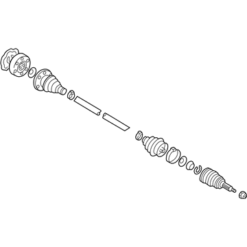 1995 Audi A6 Axle Shaft - 4A0-407-452-FX