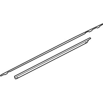 2010 Audi Q7 Weather Strip - 4L0-853-283-E-2ZZ