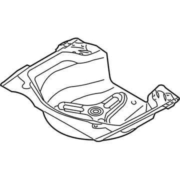 Audi 8E0-802-088-AB Rear Floor Pan