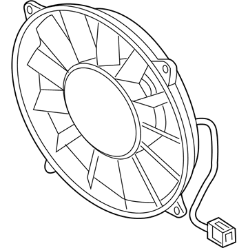 2005 Audi Allroad Quattro Cooling Fan Assembly - 4Z7-959-455-K