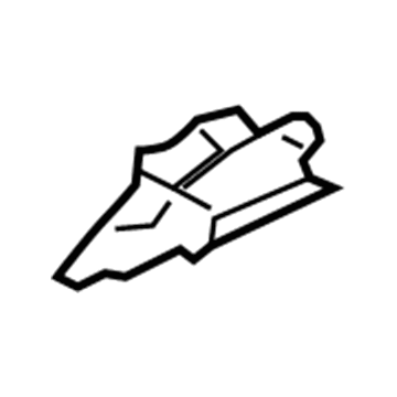 Audi 4E0-853-587-C Pillar Molding Bracket