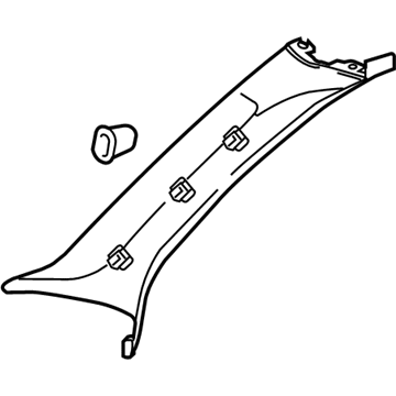 2015 Audi RS5 Pillar Panels - 8F0-867-234-B-24A