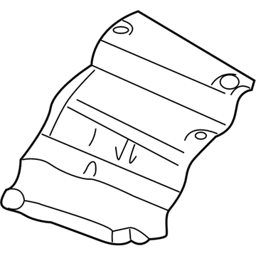 2022 Audi A5 Quattro Exhaust Heat Shield - 8W7-804-171