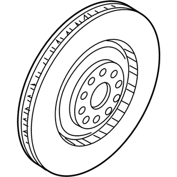 2017 Audi A7 Quattro Brake Disc - 4H0-615-301-AL